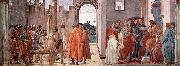 LIPPI, Filippino Madonna with Child, St Anthony of Padua and a Friar sg oil painting